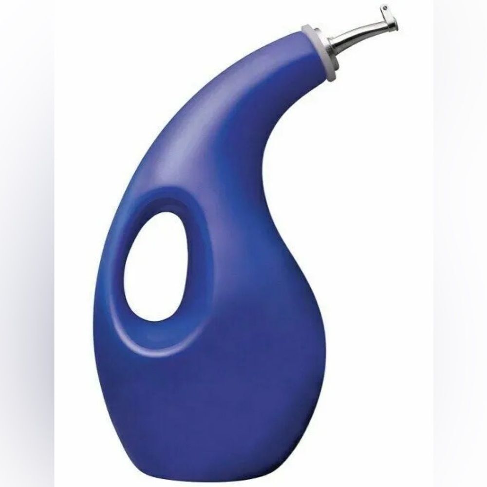 Rachael Ray 9 Olive Oil Dispenser Bottle Blue Color